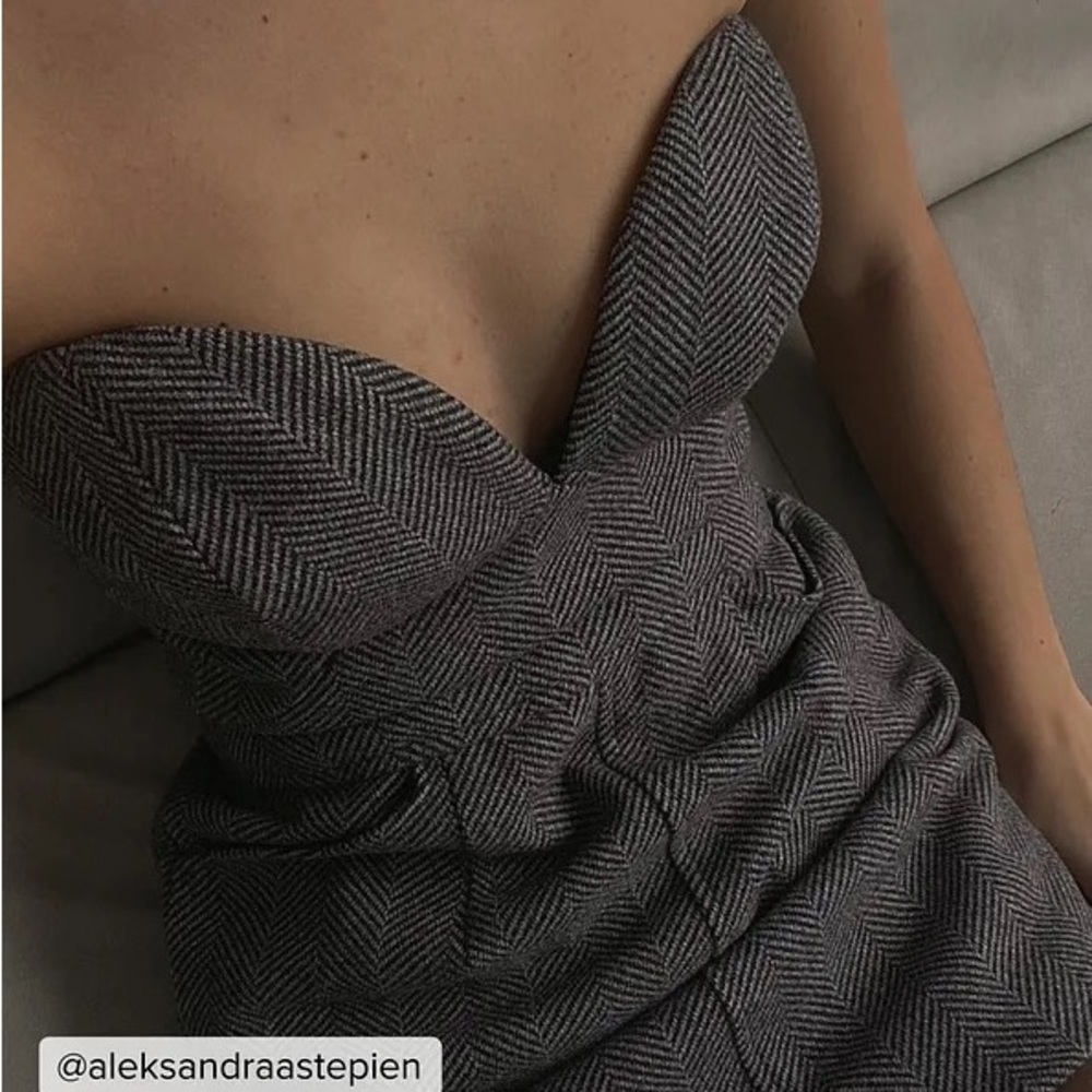 NEW Josephine HJ X NA-KD Tweed Dress XXS